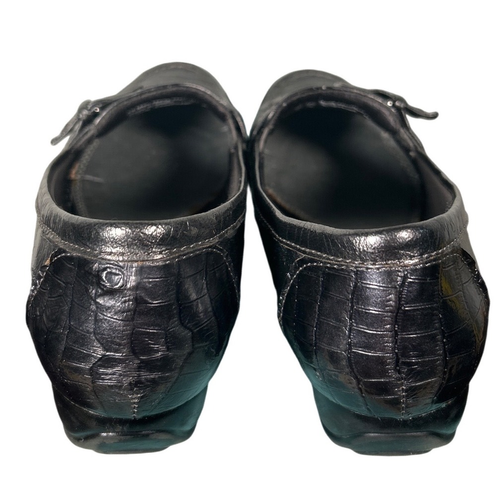 LifeStride Dione Tunderstorm Metallic Croc Buckle Loafers A2492S1900 Womens 7M - Picture 4 of 8